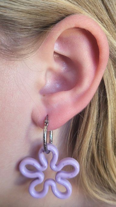 Lot de 2 Créoles - Modèle Ligne Gravée - En Acier Inoxydable