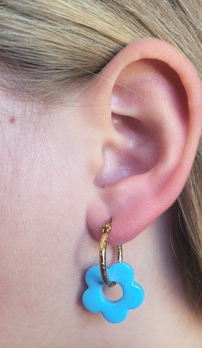 Lot de 2 Créoles - Modèle Ligne Gravée - En Acier Inoxydable