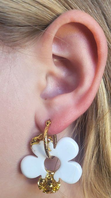 Lot de 2 Créoles - Modèle Ligne Gravée - En Acier Inoxydable