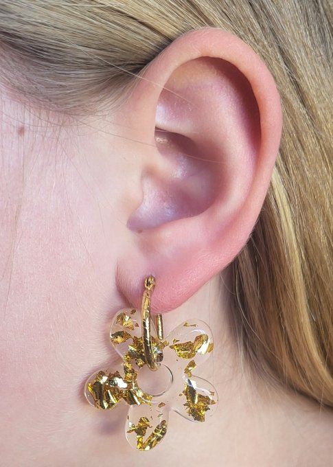 Lot de 2 Créoles - Modèle Ligne Gravée - En Acier Inoxydable