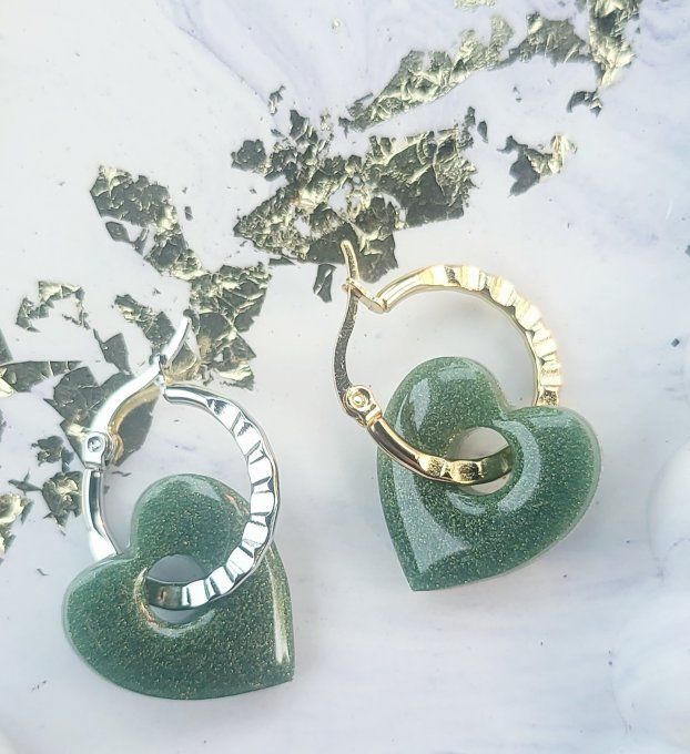 Lot de 2 Pampilles Cœur - Mya