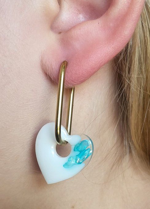Lot de 2 Créoles - Ovales - Acier Inoxydable - 26mm