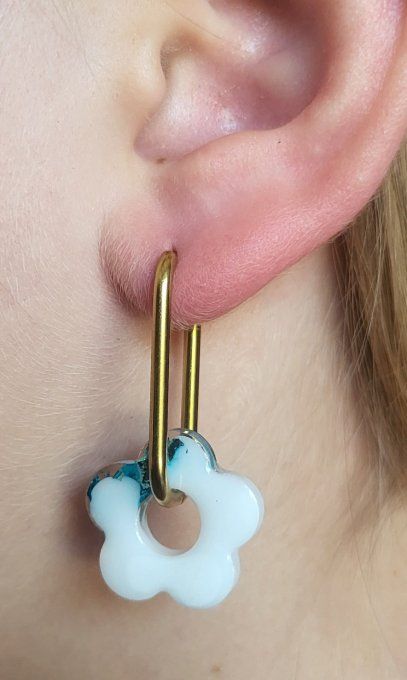 Lot de 2 Créoles - Ovales - Acier Inoxydable - 26mm