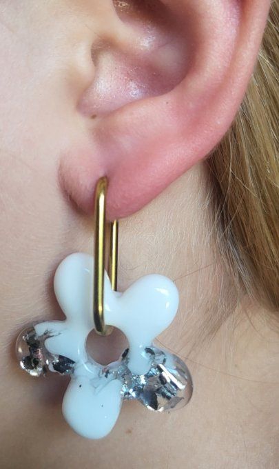 Lot de 2 Créoles - Ovales - Acier Inoxydable - 26mm