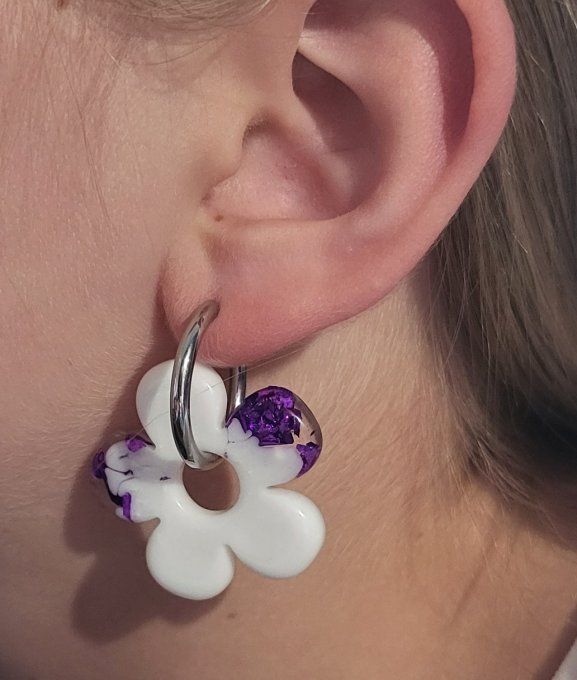 Lot de 2 Créoles - Rondes - Acier Inoxydable - 19mm