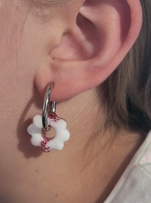 Lot de 2 Créoles - Rondes - Acier Inoxydable - 19mm