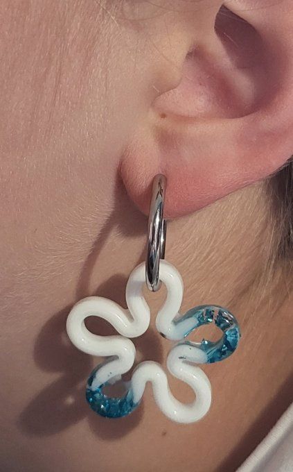 Lot de 2 Créoles - Rondes - Acier Inoxydable - 19mm