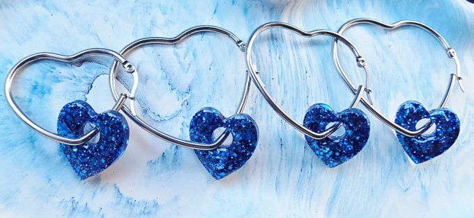 Lot de 2 Pampilles Cœur - Mya 