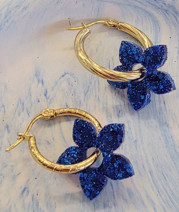 Lot de 2 Pampilles - Fleur de Tiaré - Léia