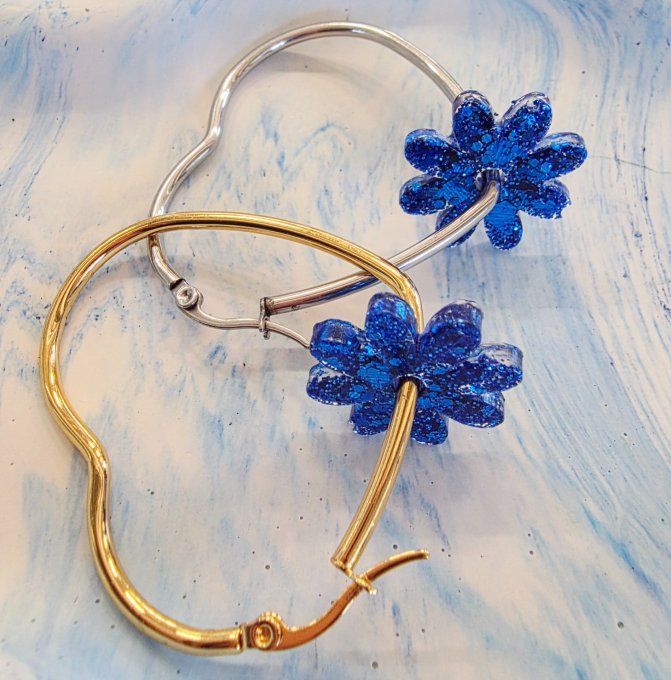 Lot de 2 Pampilles - Fleur - Marguerite