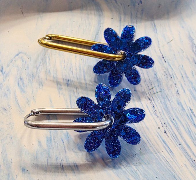 Lot de 2 Pampilles - Fleur - Marguerite