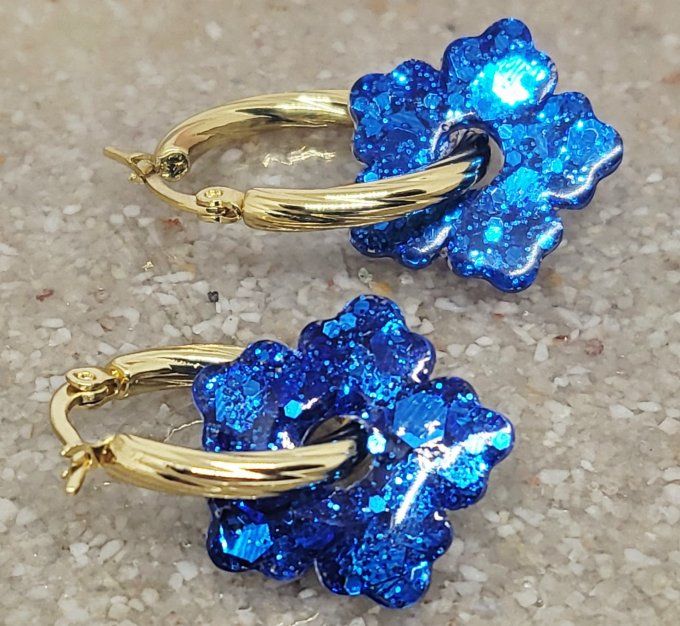 Lot de 2 Pampilles - Fleur - Zoé