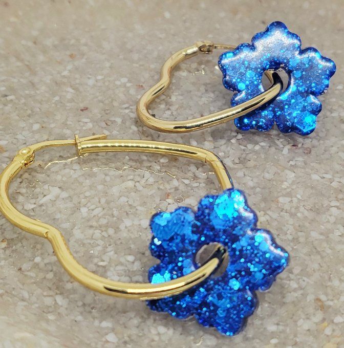 Lot de 2 Pampilles - Fleur - Zoé