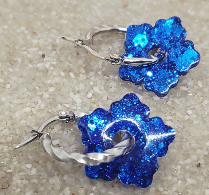 Lot de 2 Pampilles - Fleur - Zoé