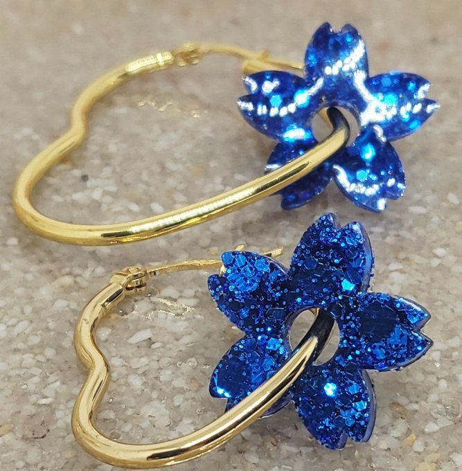 Lot de 2 Pampilles - Fleur de Tiaré - Tiara 