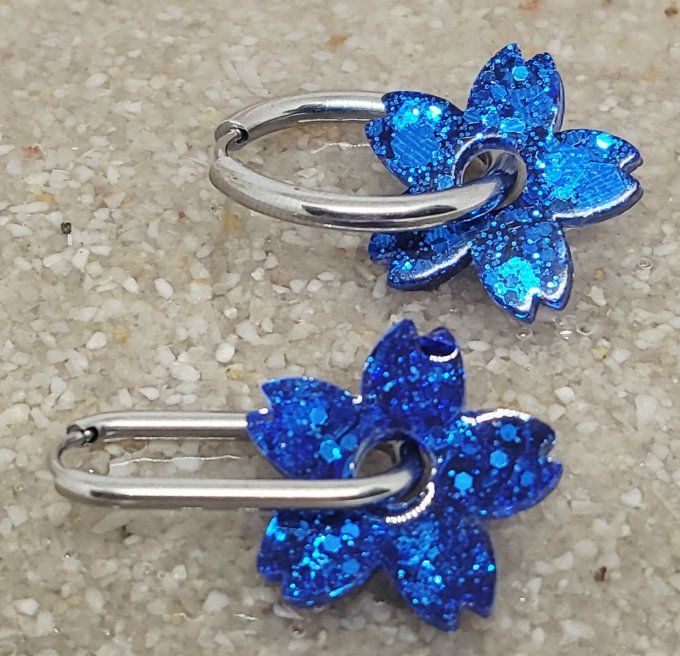 Lot de 2 Pampilles - Fleur de Tiaré - Tiara 