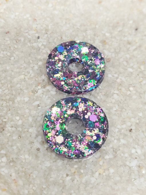 Lot de 2 Pampilles - Rondes - Ana