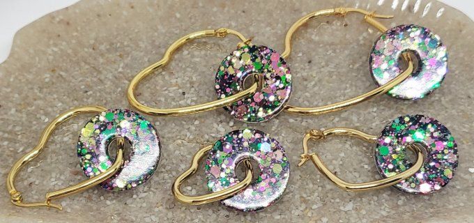 Lot de 2 Pampilles - Rondes - Ana