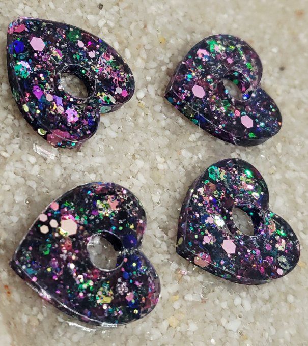 Lot de 2 Pampilles Cœur - Mya