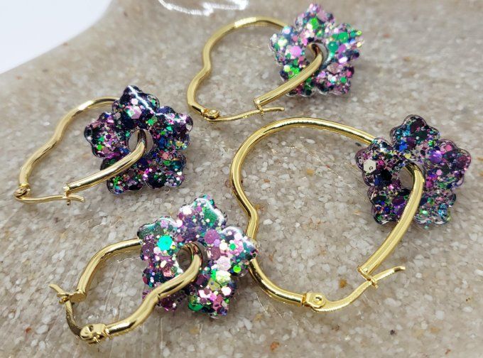 Lot de 2 Pampilles - Fleur - Zoé 