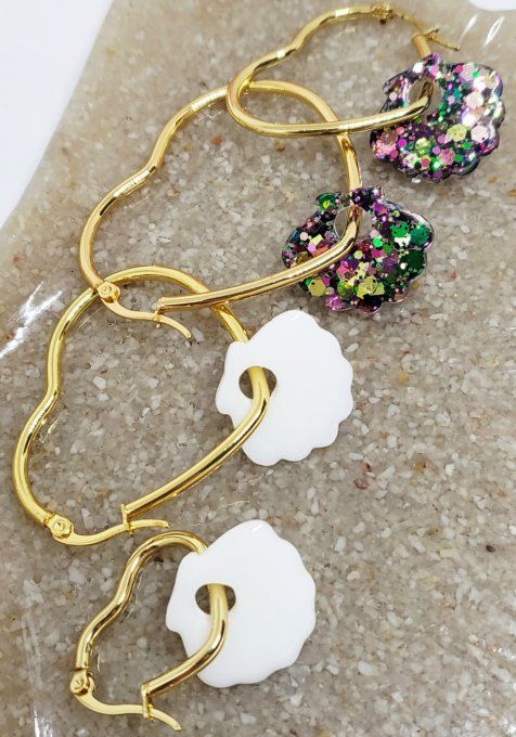 Lot de 2 Pampilles - Coquillage - Palma