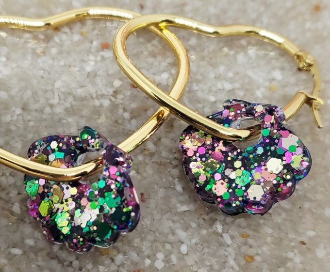 Lot de 2 Pampilles - Coquillage - Palma