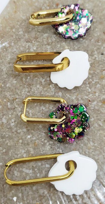 Lot de 2 Pampilles - Coquillage - Palma