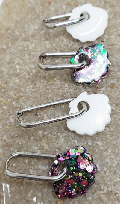 Lot de 2 Pampilles - Coquillage - Palma