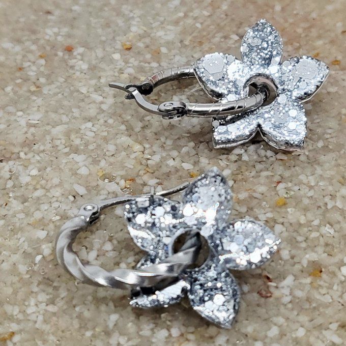 Lot de 2 Pampilles - Fleur de Tiaré - Léia