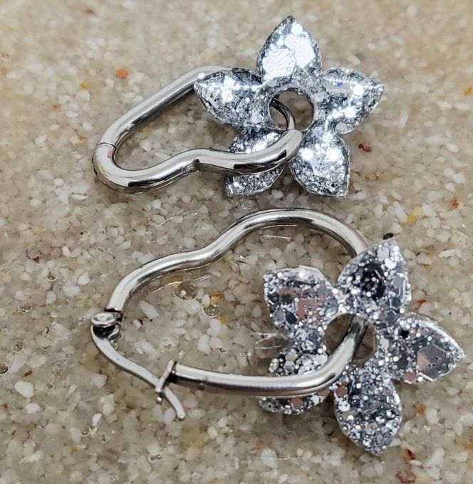 Lot de 2 Pampilles - Fleur de Tiaré - Léia