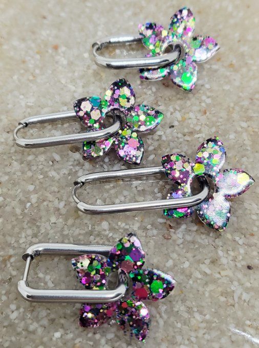 Lot de 2 Pampilles - Fleur de Tiaré - Léia - Copie