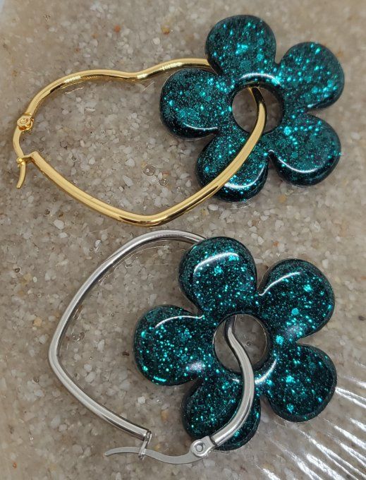 Lot de 2 Pampilles - Grande Fleur - Aria