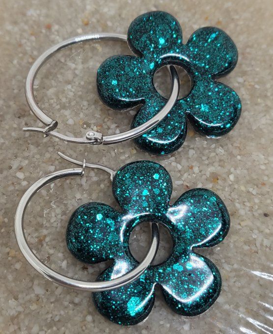 Lot de 2 Pampilles - Grande Fleur - Aria