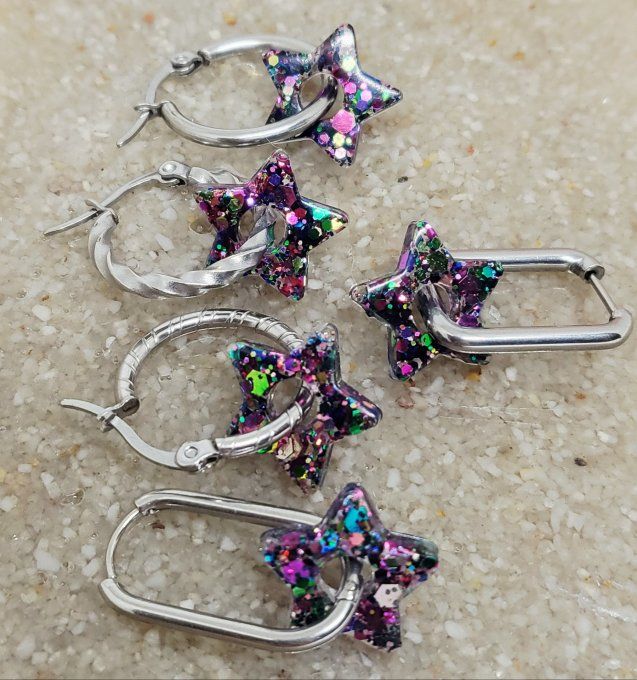 Lot de 2 Pampilles - Étoile - Stella