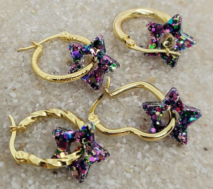 Lot de 2 Pampilles - Étoile - Stella