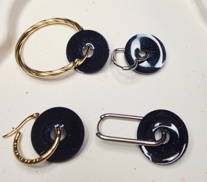 Lot de 2 Pampilles - Rondes - Ana