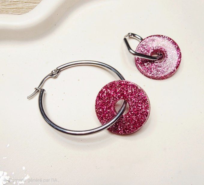 Lot de 2 Pampilles - Rondes - Ana