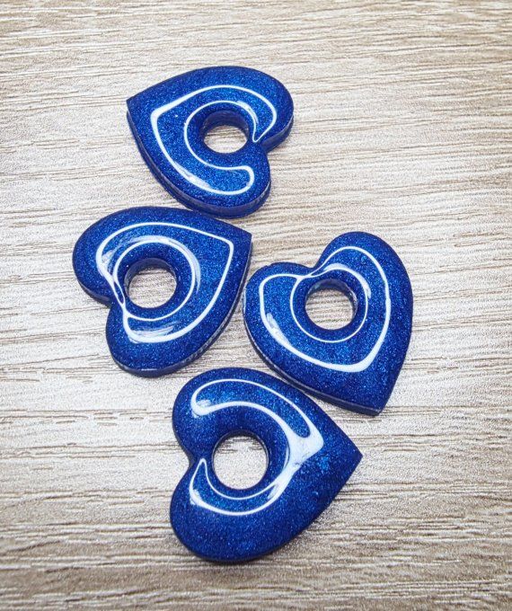 Lot de 2 Pampilles Cœur - Mya