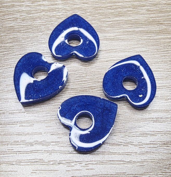 Lot de 2 Pampilles Cœur - Mya 