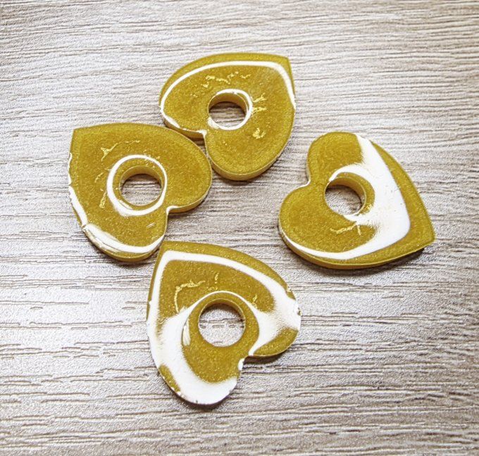 Lot de 2 Pampilles Cœur - Mya 