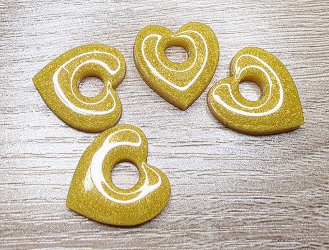 Lot de 2 Pampilles Cœur - Mya 