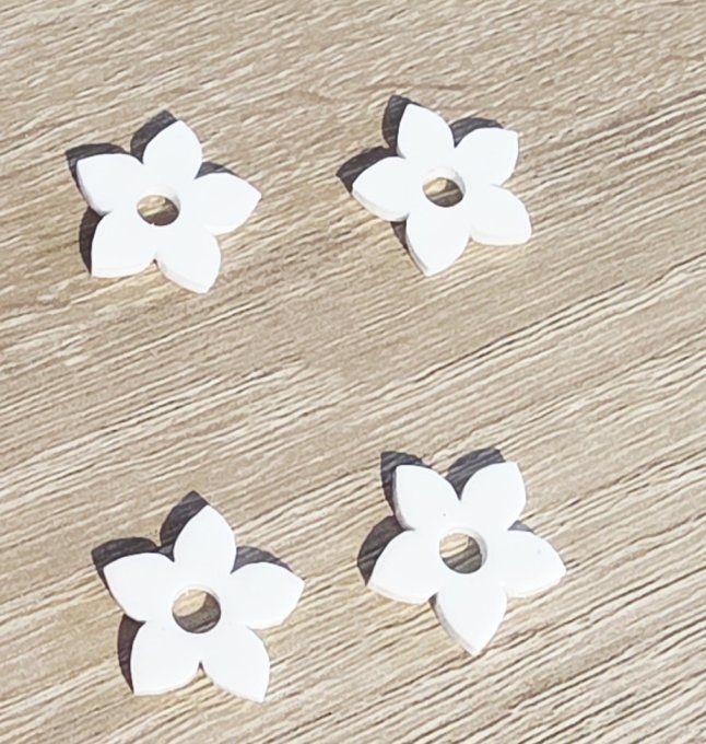 Lot de 2 Pampilles - Fleur de Tiaré - Léia 