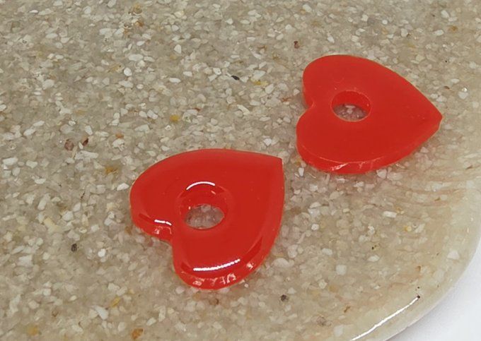 Lot de 2 Pampilles Cœur - Mya 