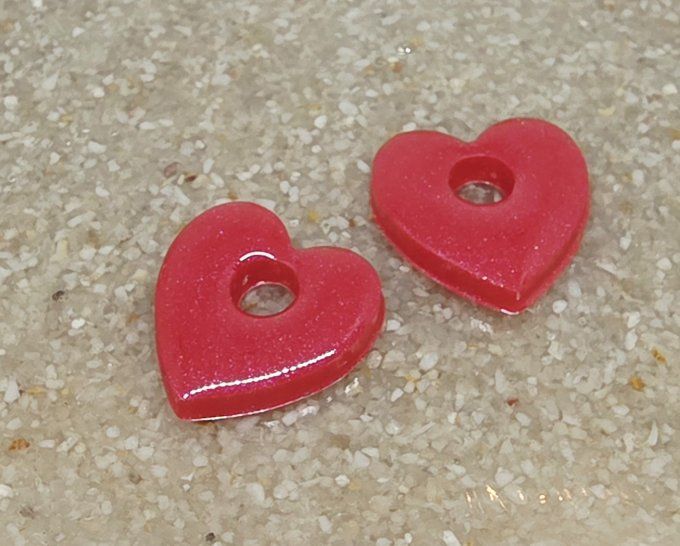 Lot de 2 Pampilles Cœur - Mya  - Copie