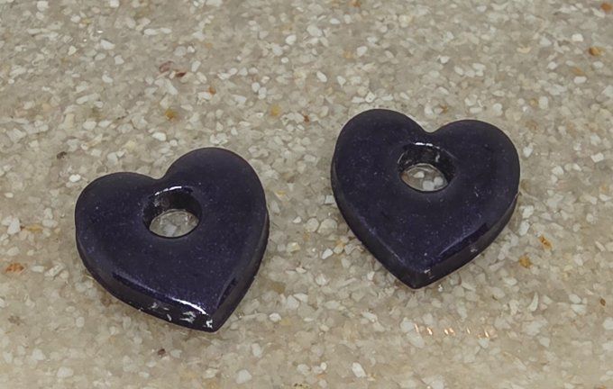 Lot de 2 Pampilles Cœur - Mya 