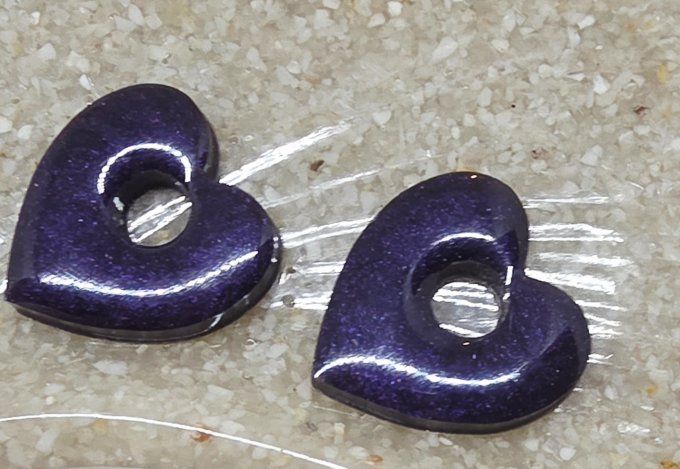 Lot de 2 Pampilles Cœur - Mya 