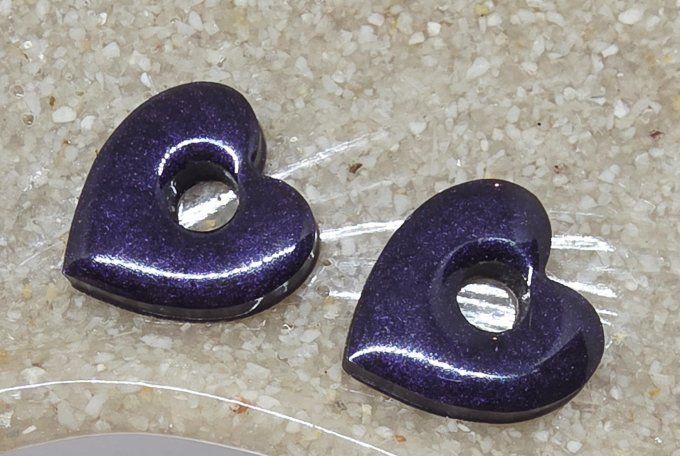 Lot de 2 Pampilles Cœur - Mya 