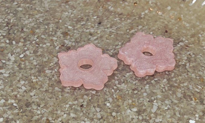 Lot de 2 Pampilles - Fleur - Zoé  