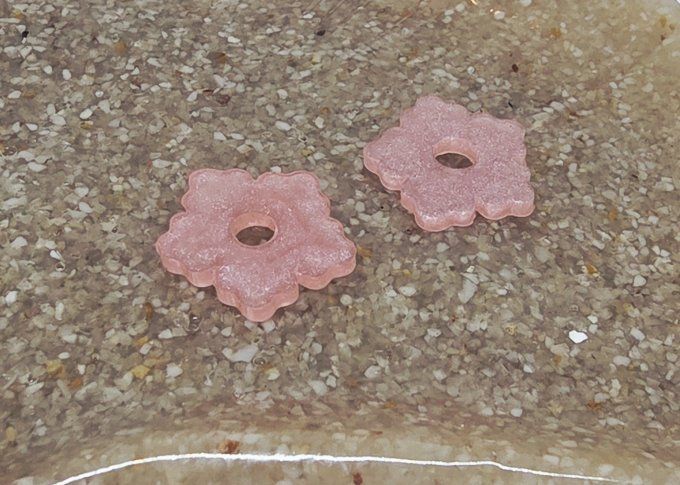 Lot de 2 Pampilles - Fleur - Zoé  