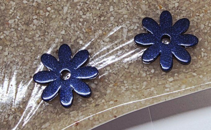 Lot de 2 Pampilles - Fleur - Marguerite 